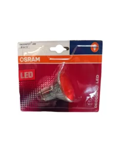 Osram decospot decoledrgu10 led par rt 16r gu10 rojo
